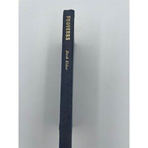 The Proverbs First Edition 1964 By Derek Kidner Hardcover